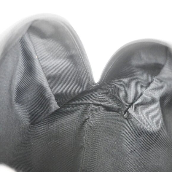 GUCCI GG Logo Pattern Shoulder Bag Canvas Leather Black Gold Italy - Picture 14 of 14